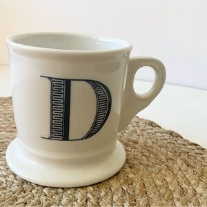 ANTHROPOLOGIE Apothecary (D) Monogram Mug